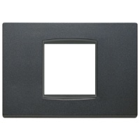 RAMA ORNAMENT 2 MODULE CENTRALE BRIGHT MATT ANTHRACITE EIKON TOTAL LOOK - RAMA ORNAMENT 2 MODULE CENTRALE BRIGHT MATT ANTHRACITE EIKON TOTAL LOOK