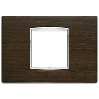 RAMA ORNAMENT 2 MODULE CENTRALE WOOD AFRICAN WENGE EIKON CHROME - RAMA ORNAMENT 2 MODULE CENTRALE WOOD AFRICAN WENGE EIKON CHROME