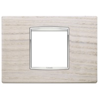 RAMA ORNAMENT 2 MODULE CENTRALE WOOD WHITE OAK EIKON CHROME - RAMA ORNAMENT 2 MODULE CENTRALE WOOD WHITE OAK EIKON CHROME