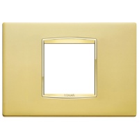 RAMA ORNAMENT 2 MODULE CENTRALE SATIN GOLD EIKON CHROME - RAMA ORNAMENT 2 MODULE CENTRALE SATIN GOLD EIKON CHROME