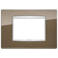 RAMA ORNAMENT 3 MODULE BRIGHT METALLIC SIENA EIKON CHROME - RAMA ORNAMENT 3 MODULE BRIGHT METALLIC SIENA EIKON CHROME
