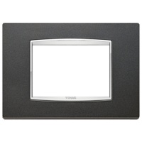 RAMA ORNAMENT 3 MODULE BRIGHT MATT ANTHRACITE EIKON CHROME - RAMA ORNAMENT 3 MODULE BRIGHT MATT ANTHRACITE EIKON CHROME