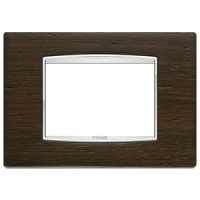 RAMA ORNAMENT 3 MODULE WOOD AFRICAN WENGE EIKON CHROME - RAMA ORNAMENT 3 MODULE WOOD AFRICAN WENGE EIKON CHROME