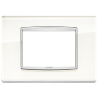 RAMA ORNAMENT 3 MODULE GLASS WHITE ICE EIKON CHROME - RAMA ORNAMENT 3 MODULE GLASS WHITE ICE EIKON CHROME