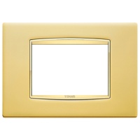 RAMA ORNAMENT 3 MODULE SATIN GOLD EIKON CHROME - RAMA ORNAMENT 3 MODULE SATIN GOLD EIKON CHROME