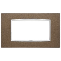 RAMA ORNAMENT 4 MODULE BRIGHT METALLIC SIENA EIKON CHROME - RAMA ORNAMENT 4 MODULE BRIGHT METALLIC SIENA EIKON CHROME