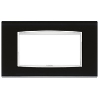 RAMA ORNAMENT 4 MODULE GLASS BLACK ICE EIKON CHROME - RAMA ORNAMENT 4 MODULE GLASS BLACK ICE EIKON CHROME