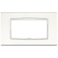 RAMA ORNAMENT 4 MODULE GLASS WHITE ICE EIKON CHROME - RAMA ORNAMENT 4 MODULE GLASS WHITE ICE EIKON CHROME