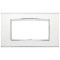 RAMA ORNAMENT 4 MODULE GLASS SILVER MIRROR EIKON CHROME - RAMA ORNAMENT 4 MODULE GLASS SILVER MIRROR EIKON CHROME