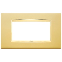 RAMA ORNAMENT 4 MODULE SATIN GOLD EIKON CHROME - RAMA ORNAMENT 4 MODULE SATIN GOLD EIKON CHROME