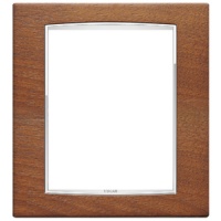 RAMA ORNAMENT 8 MODULE WOOD ITALIAN WALNUT EIKON CHROME - RAMA ORNAMENT 8 MODULE WOOD ITALIAN WALNUT EIKON CHROME