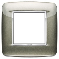 RAMA ORNAMENT 2 MODULE BRIGHT TITANIUM EIKON CHROME - RAMA ORNAMENT 2 MODULE BRIGHT TITANIUM EIKON CHROME