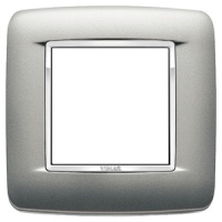 RAMA ORNAMENT 2 MODULE BRIGHT MATT SILVER EIKON CHROME - RAMA ORNAMENT 2 MODULE BRIGHT MATT SILVER EIKON CHROME