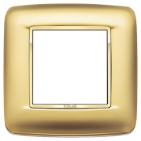 RAMA ORNAMENT 2 MODULE SATIN GOLD EIKON CHROME - RAMA ORNAMENT 2 MODULE SATIN GOLD EIKON CHROME