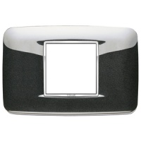 RAMA ORNAMENT 2 MODULE CENTRALE BRIGHT ANTHRACITE EIKON CHROME - RAMA ORNAMENT 2 MODULE CENTRALE BRIGHT ANTHRACITE EIKON CHROME