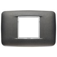 RAMA ORNAMENT 2 MODULE CENTRALE BRIGHT MATT ANTHRACITE EIKON CHROME - RAMA ORNAMENT 2 MODULE CENTRALE BRIGHT MATT ANTHRACITE EIKON CHROME