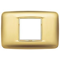 RAMA ORNAMENT 2 MODULE CENTRALE SATIN GOLD EIKON CHROME - RAMA ORNAMENT 2 MODULE CENTRALE SATIN GOLD EIKON CHROME
