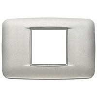 RAMA ORNAMENT 2 MODULE CENTRALE BRIGHT MATT SILVER EIKON TOTAL LOOK - RAMA ORNAMENT 2 MODULE CENTRALE BRIGHT MATT SILVER EIKON TOTAL LOOK