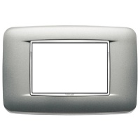 RAMA ORNAMENT 3 MODULE BRIGHT MATT SILVER EIKON CHROME - RAMA ORNAMENT 3 MODULE BRIGHT MATT SILVER EIKON CHROME