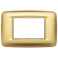 RAMA ORNAMENT 3 MODULE SATIN GOLD EIKON CHROME - RAMA ORNAMENT 3 MODULE SATIN GOLD EIKON CHROME