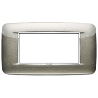 RAMA ORNAMENT 4 MODULE BRIGHT TITANIUM EIKON CHROME - RAMA ORNAMENT 4 MODULE BRIGHT TITANIUM EIKON CHROME