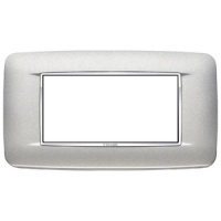 RAMA ORNAMENT 4 MODULE BRIGHT MATT SILVER EIKON CHROME - RAMA ORNAMENT 4 MODULE BRIGHT MATT SILVER EIKON CHROME