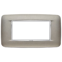 RAMA ORNAMENT 4 MODULE BRIGHT MATT TITANIUM EIKON CHROME - RAMA ORNAMENT 4 MODULE BRIGHT MATT TITANIUM EIKON CHROME