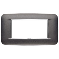 RAMA ORNAMENT 4 MODULE BRIGHT MATT ANTHRACITE EIKON CHROME - RAMA ORNAMENT 4 MODULE BRIGHT MATT ANTHRACITE EIKON CHROME
