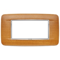 RAMA ORNAMENT 4 MODULE WOOD AMERICAN CHERRY EIKON CHROME - RAMA ORNAMENT 4 MODULE WOOD AMERICAN CHERRY EIKON CHROME