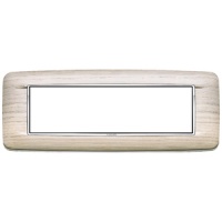 RAMA ORNAMENT 7 MODULE WOOD WHITE OAK EIKON CHROME - RAMA ORNAMENT 7 MODULE WOOD WHITE OAK EIKON CHROME