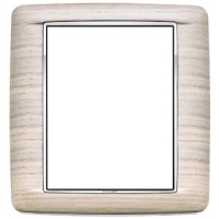 RAMA ORNAMENT 8 MODULE WOOD WHITE OAK EIKON CHROME - RAMA ORNAMENT 8 MODULE WOOD WHITE OAK EIKON CHROME