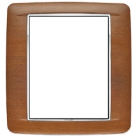 RAMA ORNAMENT 8 MODULE WOOD ITALIAN WALNUT EIKON CHROME - RAMA ORNAMENT 8 MODULE WOOD ITALIAN WALNUT EIKON CHROME