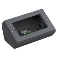 DOZE APARATAJ MODULAR 4 MODULE PENTRU MONTAJ PE BIROU GRI ANTRACIT VIMAR EIKON - DOZE APARATAJ MODULAR 4 MODULE PENTRU MONTAJ PE BIROU GRI ANTRACIT VIMAR EIKON