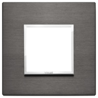 RAMA ORNAMENT 2 MODULE ALUMINIUM LAVA GREY EIKON EVO - RAMA ORNAMENT 2 MODULE ALUMINIUM LAVA GREY EIKON EVO