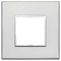 RAMA ORNAMENT 2 MODULE ALUMINIUM SILVER EIKON EVO - RAMA ORNAMENT 2 MODULE ALUMINIUM SILVER EIKON EVO