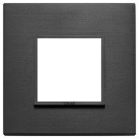 RAMA ORNAMENT 2 MODULE ALUMINIUM TOTAL BLACK EIKON EVO - RAMA ORNAMENT 2 MODULE ALUMINIUM TOTAL BLACK EIKON EVO