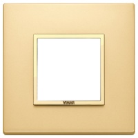RAMA ORNAMENT 2 MODULE ALUMINIUM SATIN GOLD EIKON EVO - RAMA ORNAMENT 2 MODULE ALUMINIUM SATIN GOLD EIKON EVO