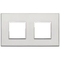 RAMA ORNAMENT 4(2+2) MODULE SILVER EIKON EVO - RAMA ORNAMENT 4(2+2) MODULE SILVER EIKON EVO