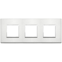 RAMA ORNAMENT 6(2+2+2) MODULE BRILLIANT ALUMINIUM EIKON EVO - RAMA ORNAMENT 6(2+2+2) MODULE BRILLIANT ALUMINIUM EIKON EVO