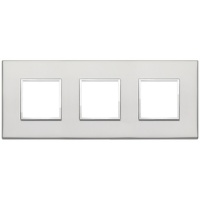 RAMA ORNAMENT 6(2+2+2) MODULE SILVER EIKON EVO - RAMA ORNAMENT 6(2+2+2) MODULE SILVER EIKON EVO
