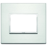 RAMA ORNAMENT 3 MODULE BRILLIANT ALUMINIUM EIKON EVO - RAMA ORNAMENT 3 MODULE BRILLIANT ALUMINIUM EIKON EVO