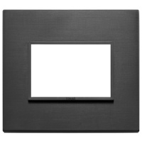 RAMA ORNAMENT 3 MODULE ALUMINIUM TOTAL BLACK EIKON EVO - RAMA ORNAMENT 3 MODULE ALUMINIUM TOTAL BLACK EIKON EVO