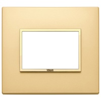 RAMA ORNAMENT 3 MODULE ALUMINIUM SATIN GOLD EIKON EVO - RAMA ORNAMENT 3 MODULE ALUMINIUM SATIN GOLD EIKON EVO