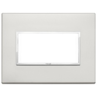 RAMA ORNAMENT 4 MODULE ALUMINIUM SILVER EIKON EVO - RAMA ORNAMENT 4 MODULE ALUMINIUM SILVER EIKON EVO