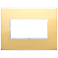 RAMA ORNAMENT 4 MODULE ALUMINIUM POLISHED GOLD EIKON EVO - RAMA ORNAMENT 4 MODULE ALUMINIUM POLISHED GOLD EIKON EVO