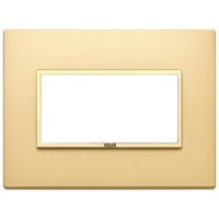 RAMA ORNAMENT 4 MODULE ALUMINIUM SATIN GOLD EIKON EVO - RAMA ORNAMENT 4 MODULE ALUMINIUM SATIN GOLD EIKON EVO