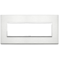 RAMA ORNAMENT 7 MODULE BRILLIANT ALUMINIUM EIKON EVO - RAMA ORNAMENT 7 MODULE BRILLIANT ALUMINIUM EIKON EVO