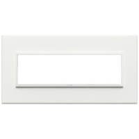 RAMA ORNAMENT 7 MODULE ALUMINIUM TOTAL WHITE EIKON EVO - RAMA ORNAMENT 7 MODULE ALUMINIUM TOTAL WHITE EIKON EVO