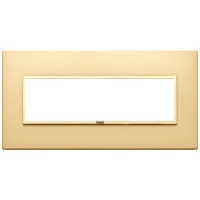 RAMA ORNAMENT 7 MODULE ALUMINIUM SATIN GOLD EIKON EVO - RAMA ORNAMENT 7 MODULE ALUMINIUM SATIN GOLD EIKON EVO