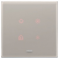 RAMA ORNAMENT 2 MODULE CRYSTAL PEARL GREY EIKON TACTIL - RAMA ORNAMENT 2 MODULE CRYSTAL PEARL GREY EIKON TACTIL
